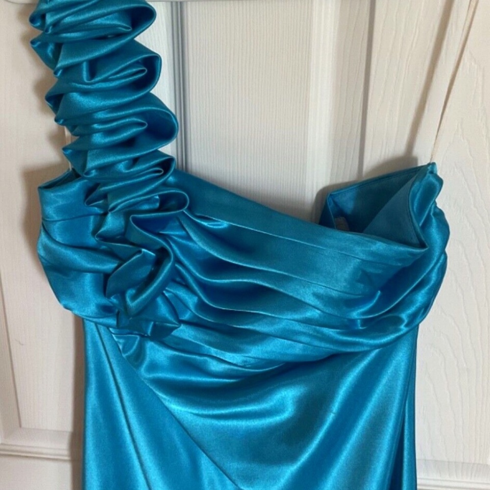 Beautiful Fiesta Gown, Blue, Medium